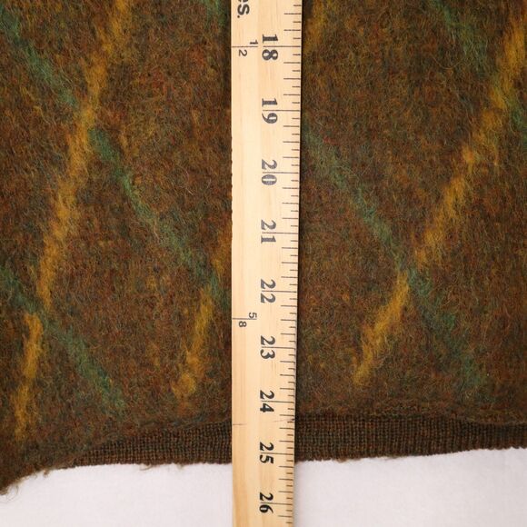 Vintage Alexander's Worsted Wool/Mohair Blend Sweater Women's XL Brown Pullover - Picture 8 of 10